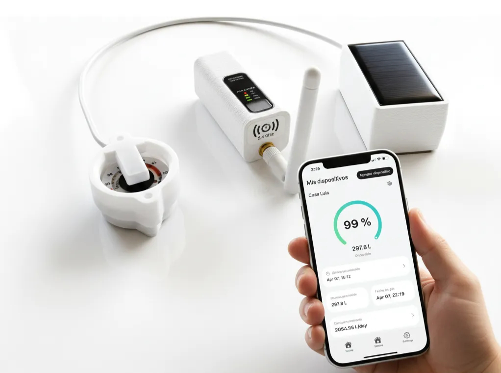 Medidor Gasometric y accesorios incluidos